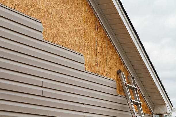 Professional Vinyl Siding technician working in Sebastian, TX